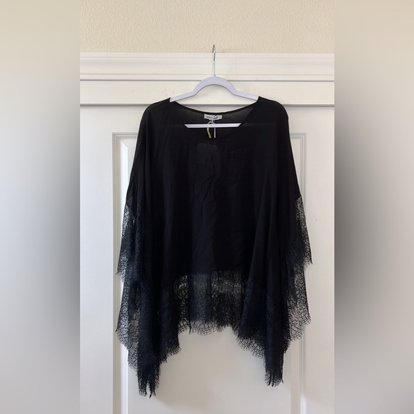 Tiare Hawaii Black Lace Swim Coverup - Picture 2 of 3